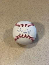 Ozzie Smith signed OML baseball w/ HOF 02 ** MLB **
