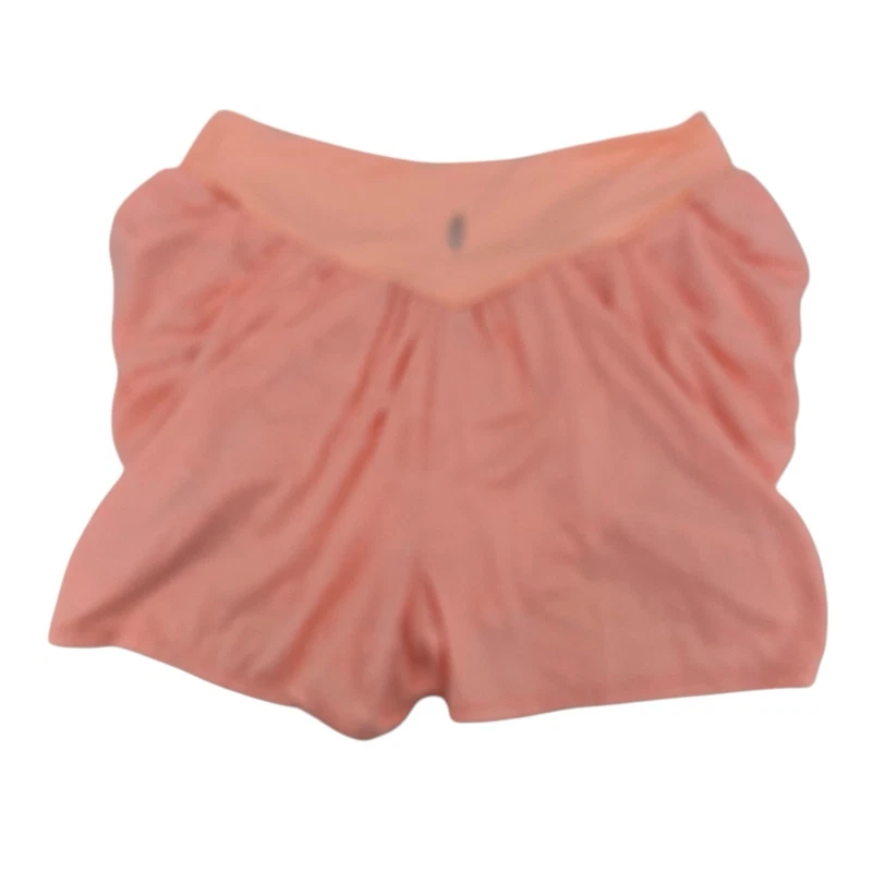free-people-movement ruched wrapper slit pastel stretch shorts