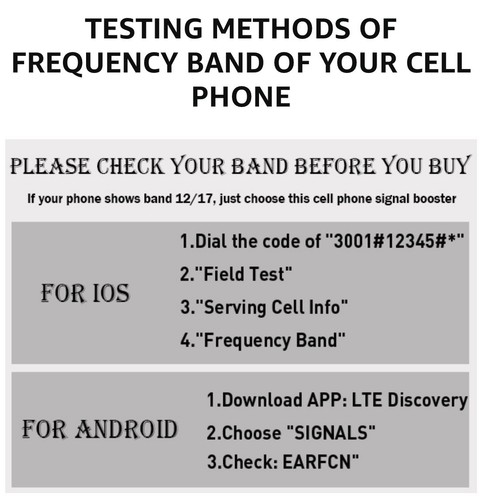 2024 Latest AT&T Cell Phone Signal Booster 5G 4G LTE - FAST SHIPPING! - Photo 10 sur 11