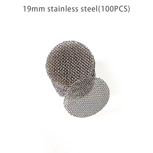 100pz Filtri Schermi Acciaio Inox Argento Schermi Pipa ScreenAL - Foto 5 di 16