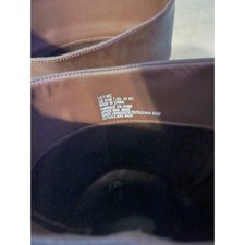 Chanel Inspired Two Tone Wide Calf Riding Boo...
