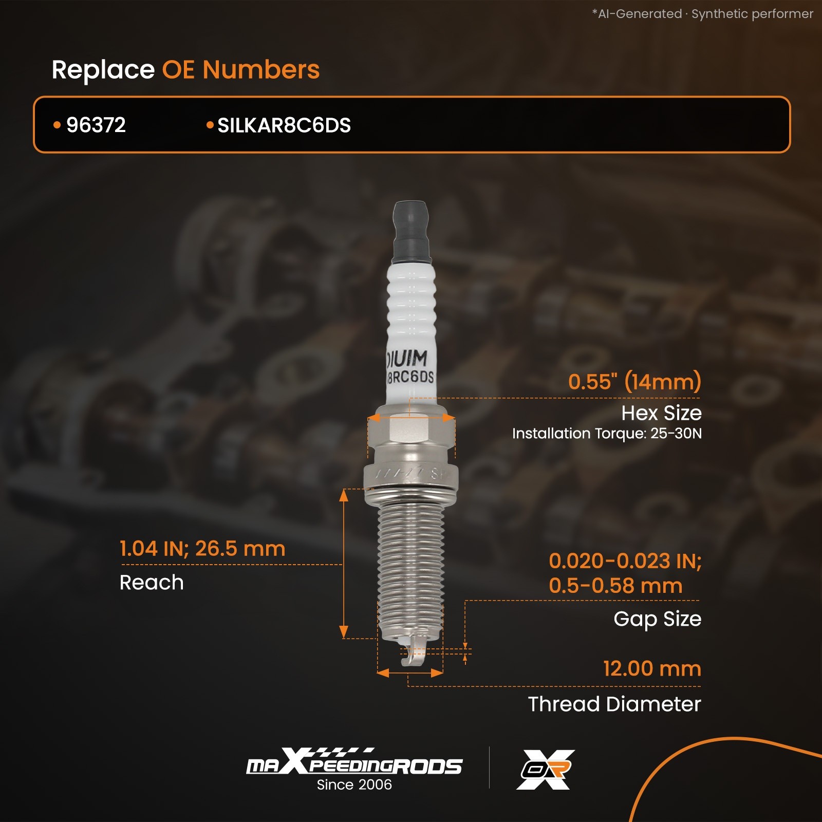 Maserati Levante 2014-2020 Spark plug