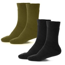 Men and Women Thermal Winter Fleeced Lined Heat Socks- 2 or 4 Packs US, Nume...