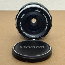 Canon FL 28mm f/3.5 Wide Angle Lens - Works Great