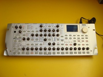 Korg Radias Desktop Synth Rackwinkel verbogen Rackmounts are bended