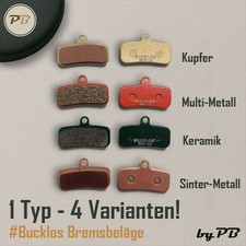 Bremsbelag Bucklos für Shimano D03S XT/SLX/SAINT/ZEE #Keramik / Metall / Kupfer