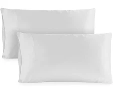 2 Pack Cooling Bamboo Breathable Pillow Cases 20x30 Silky Soft for Hair & Skin