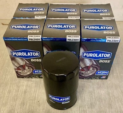SIX(6) Purolator PBL24011 BOSS Oil Filter CASE fits PL24011 XG3980 M1-201A