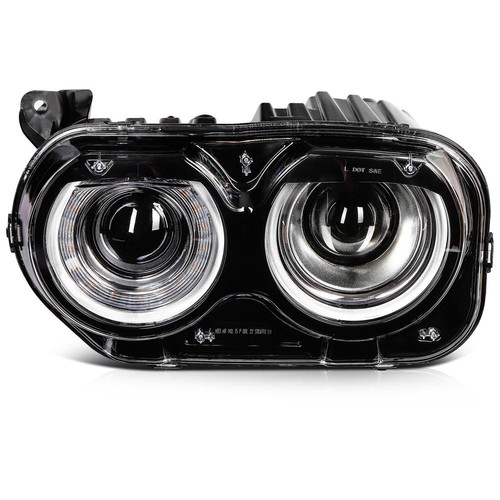 Left+Right Headlight Assembly w/LED DRL Projector For Dodge Challenger 2022-2015 - Afbeelding 4 van 8