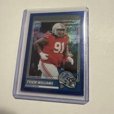 2025 Score - Tyleik Williams #85 Blue Dots /399 (RC)
