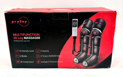 NEW Pryfey Multifunction 3D Air Compression Leg Massager With 3 Heating Levels