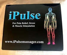 NEW Rechargeable iPulse Muscle Stimulator Pulse Massager  Portable Compact