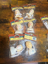 Darice Plastic Angel Doll Parts 2.5in Head Arms Hands Lot MPN 1224-16 17