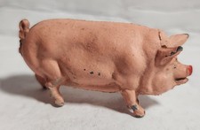 CHERILEA FARM VILLAGE ANIMALS HOG PIG SOW LEAD FIGURE VINTAGE 1950s ENGLAND