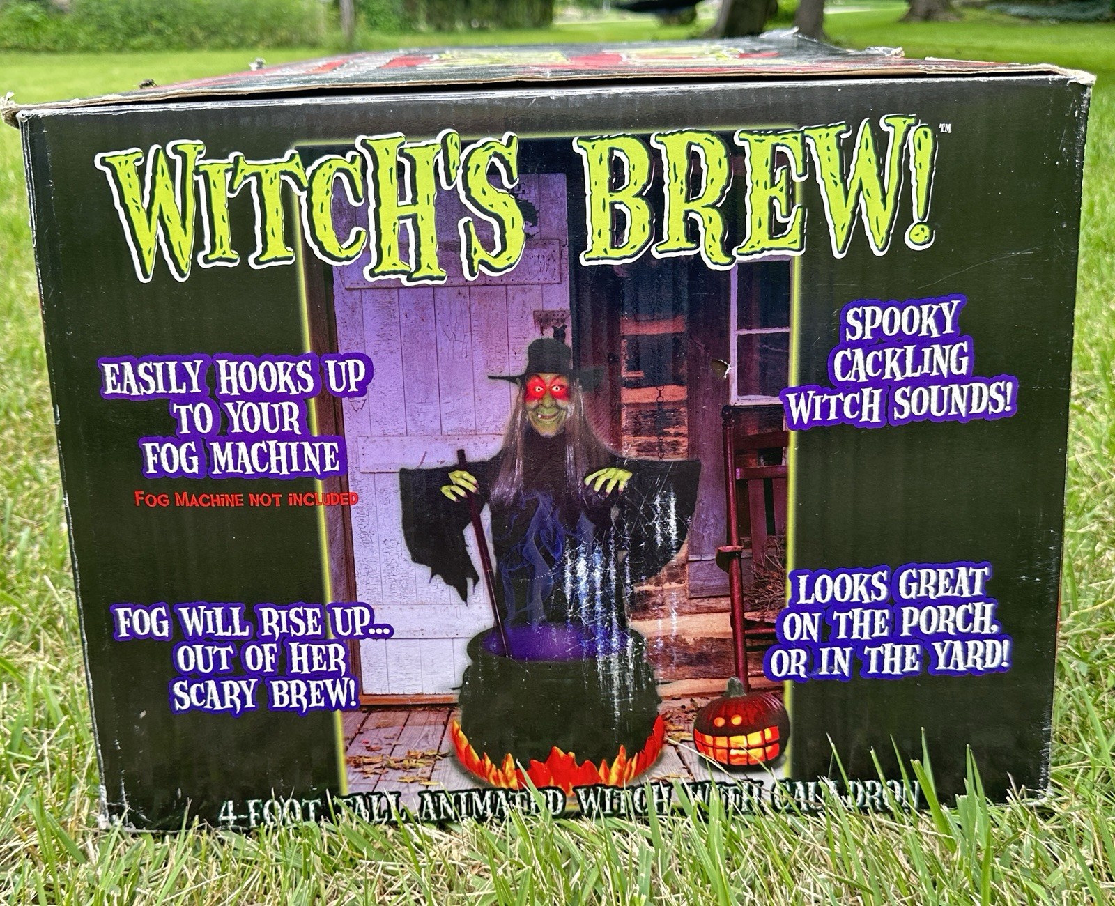 Tekky Toys Witch's Brew Animated Halloween Prop W/Sound Working See Video!!