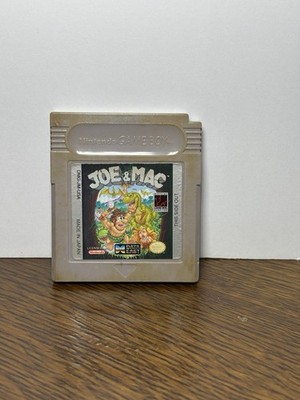 Joe & Mac Nintendo Game Boy 1993 Cartridge Made in Japan Tested Free Shipping