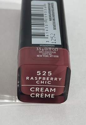 Covergirl Exhibitionist Creme 525 Raspberry Chic Lipstick ~ New & Sealed