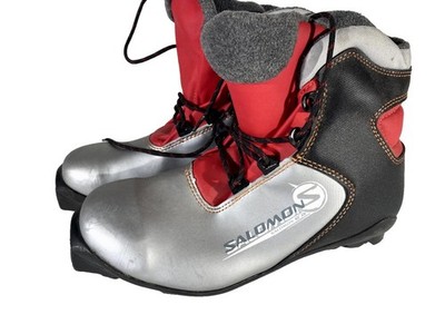 SALOMON Classic Nordic Cross Country Ski Boots Size EU37 1/3 US5 SNS Profil 2008