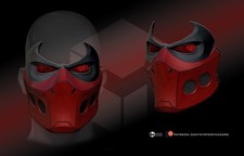RED HOOD OUTLAW - FACE MASK - READ DESCRIPTION - 3D PRINTED - COSPLAY