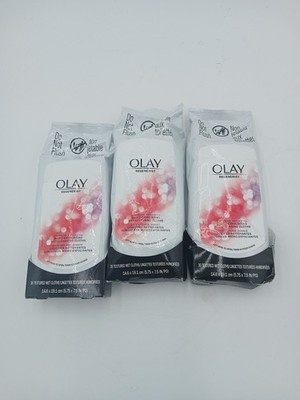 Olay Regenerist Micro Exfoliating Cleansing Wipes Pack of 3 90ct for Smooth Skin