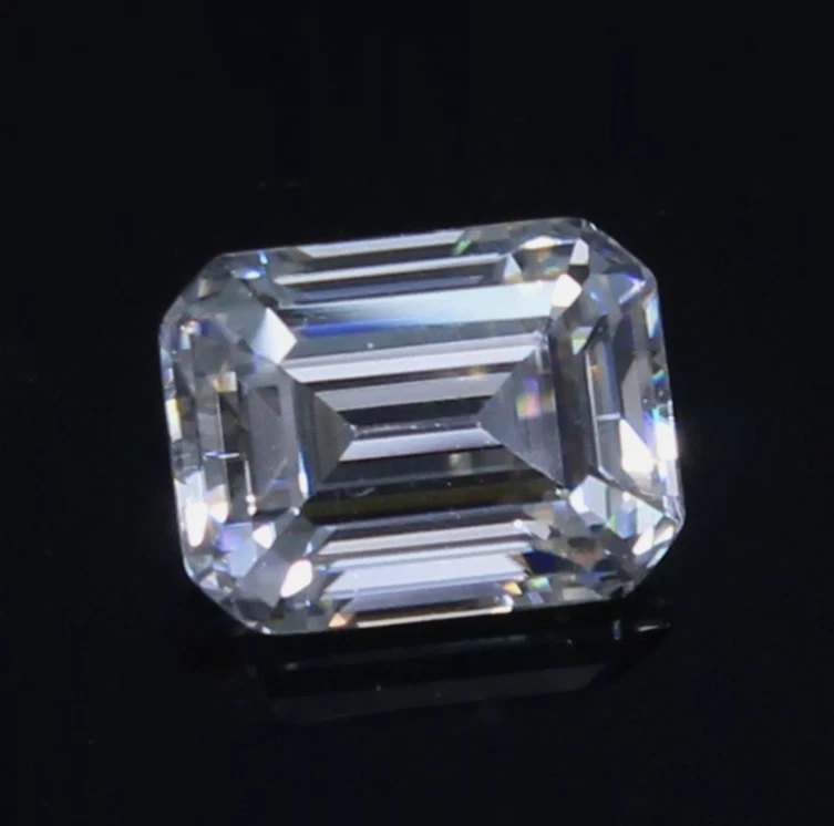 3 x 4 mm CVD Diamond 1 Pc Lab Grown Emerald IF Clarity 0.20 Ct D Color Certified - Image 2 of 4