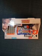 X-Shot Menace Mega Sonic Skins Sonic The Hedgehog Soft Dart Gun  8 Darts Nurf
