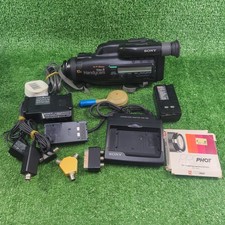 Vintage Sony Video Camera Sony Video Camcorder Ccd-fx500e Bundle - For parts