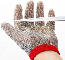 Chainmail Glove, Cut Resistant Food Grade, Stainless Steel Mesh Metal Knife C...