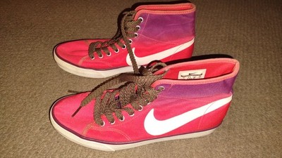 Nike Mid Primo Court Shoes Sneakers Men's / US Size 7 - Red Purple