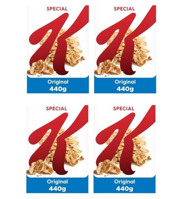 Kellogg's Special K Original Breakfast Cereal 440G PACK OF 4