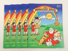 Lot of 5 The Beginner's Bible Sticker Activity Album  New Unused No Stickers