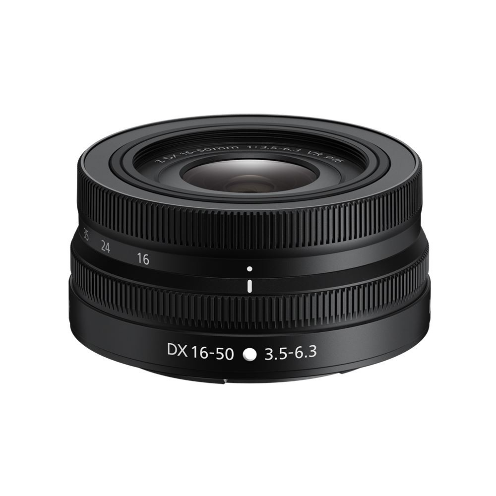 Nikon Z 16-50mm f3.5-6.3 DX VR Lens - Black: White Box