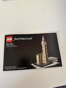 LEGO ARCHITECTURE Big Ben Good Condition Complete w Box & Instructions Set 21013