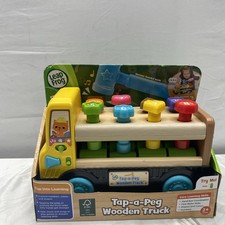 LeapFrog Tap-a-Peg Wooden Truck Toy for Ages 18 Months to 3 Years, Wood, New