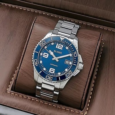 Automatic Mechanical Men Wristwatch Sapphire Crystal Japanese movement  40mm