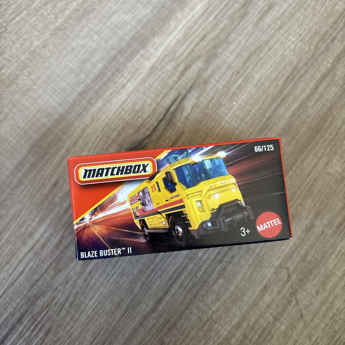 2026 Matchbox Blaze Buster II New 66/125 yellow in hand BLAZE