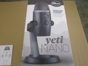 Blue Yeti Nano USB Microphone pour jeux, streaming, baladodiffusion