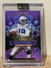 Wild card stacked deck black tie edition Peyton Manning Football 4/4 2026 card