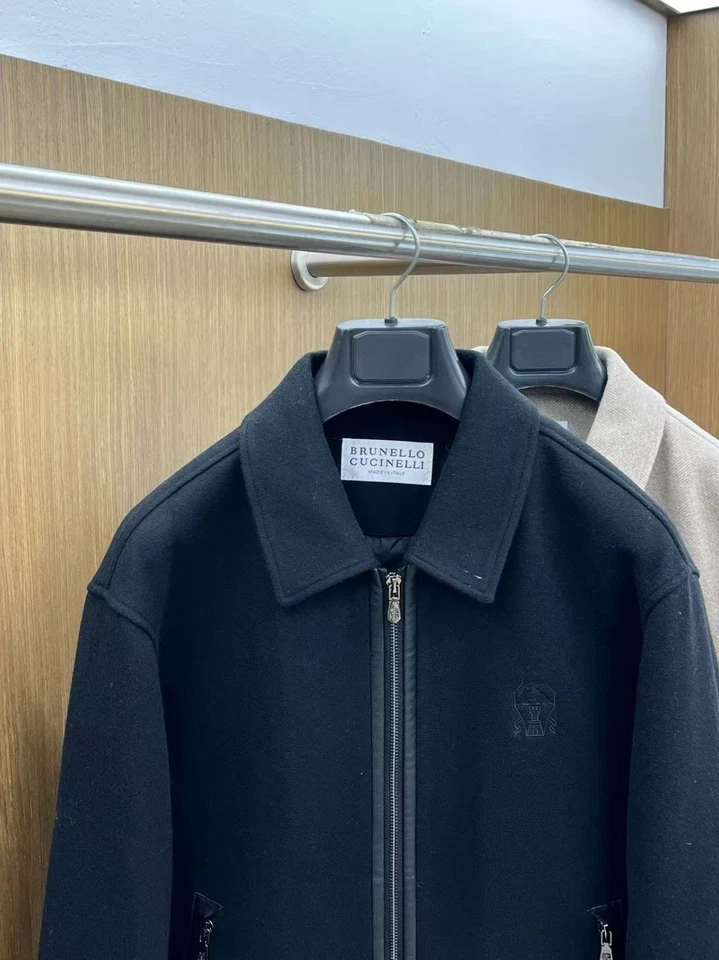 Blazer de negocios Brunello Cucinelli informal de hombre con solapa regular y cremallera Foto 4 de 4