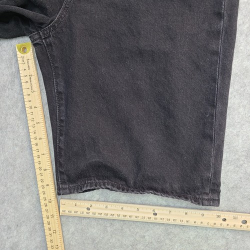 Levi’s Premium Bermuda Shorts Womens 28 Black Denim High Loose 10" Inseam - Picture 10 of 13