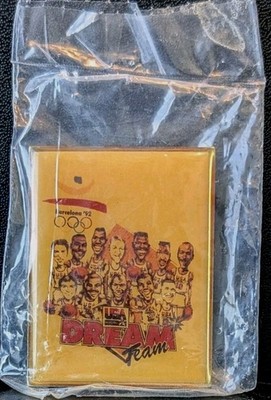 1992 Olympic Gold Medal USA Dream Team Pin Mint! Jordan Bird