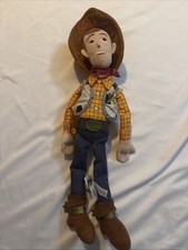 Disney Store Toy Story Woody18" Plush Stuffed Toy Pixar Andy Foot