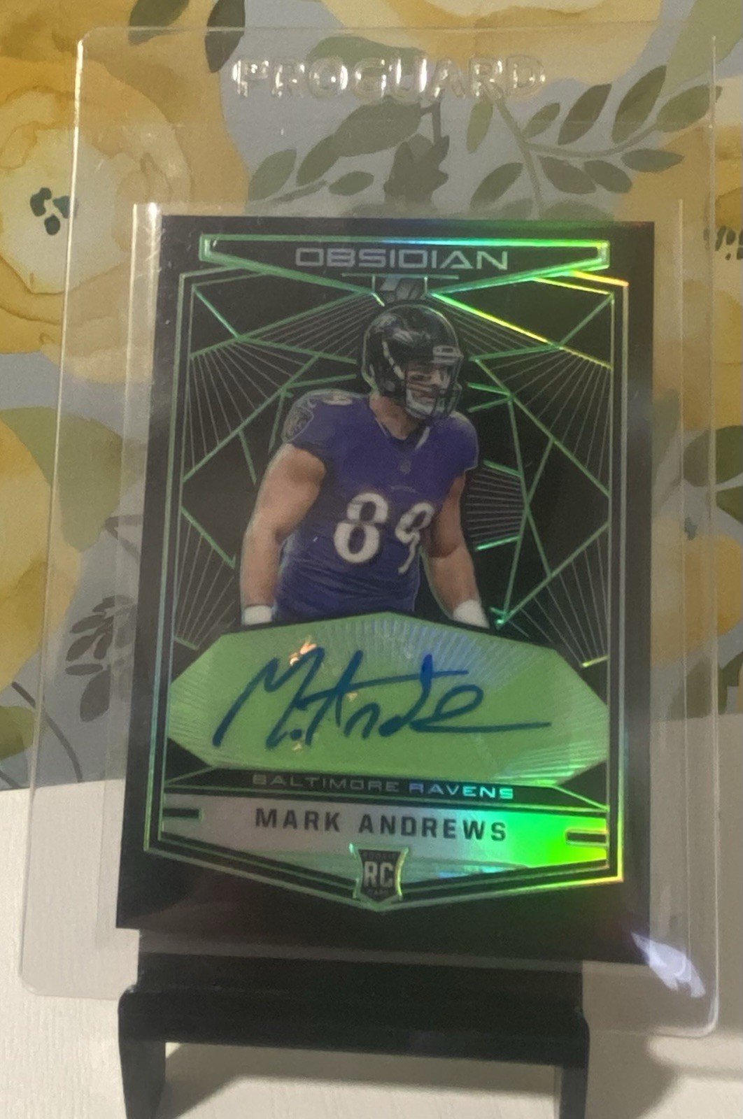 Mark Andrews Panini Obsidian Rookie Autographs #RKAMA Base