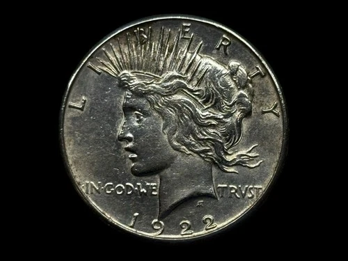 💰1922 Peace Silver Dollar, Ungraded, See Description, Free Gift!💵