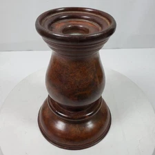 Vintage Pedestal Base Patina Finished Metal Made in India