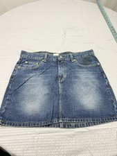 Vintage 90s/00s Calvin Klein Denim Mini Skirt Medium Wash Womens 11 Y2K
