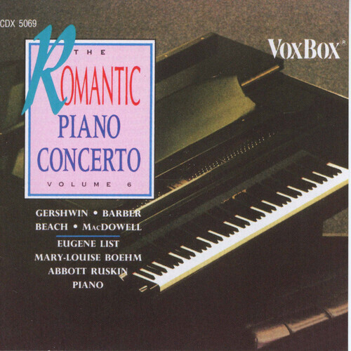 Romantic Piano Concerto No 6 by Barber Beach Ger - New 2CD Set
