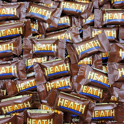 HEATH Milk Chocolate English Toffee, Miniatures Candy Bars (2 Pounds) On Sale!