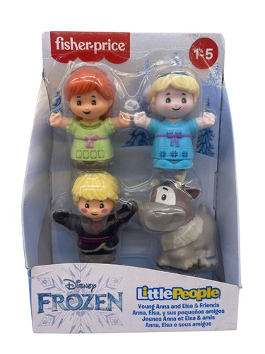 Fisher Price Little People Disney Frozen Junge Anna und Elsa & Freunde 4er Pack