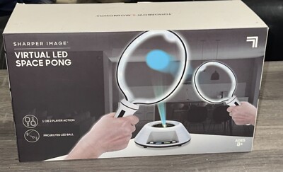 Sharper Image Virtual LED Space Pong 2019 Battery Operated Game 